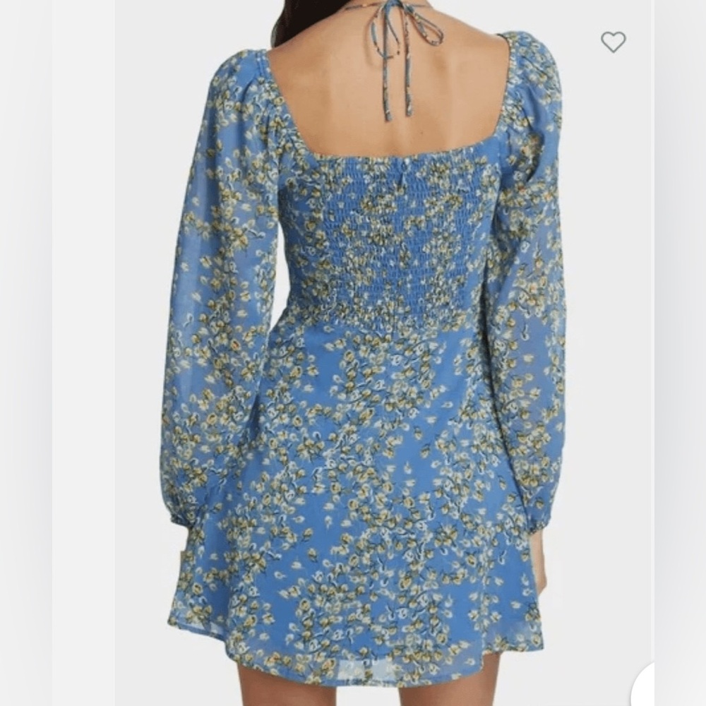 New nwt ASTR The Label Vivian Floral Smocked Minidress medium - Picture 2 of 8